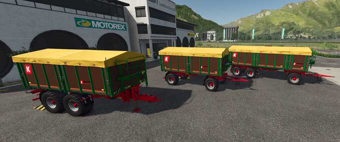 Auflieger Kroeger Anhänger Pack Landwirtschafts Simulator mod