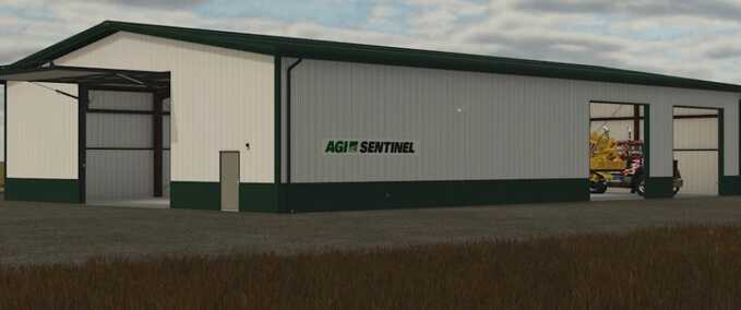 Gebäude AG Sentinel Garage Landwirtschafts Simulator mod