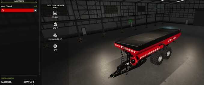 Überladewagen Demco Series 2200 Bulk Überladewagen Landwirtschafts Simulator mod