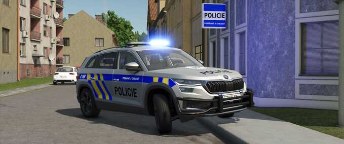 PKWs Skoda Kodiaq (Tschechische Polizei) Landwirtschafts Simulator mod