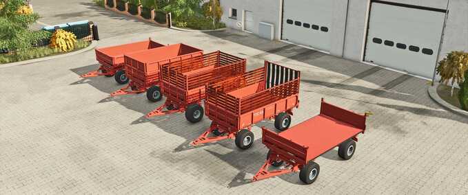 Auflieger 2PTS 6 Anhänger Landwirtschafts Simulator mod