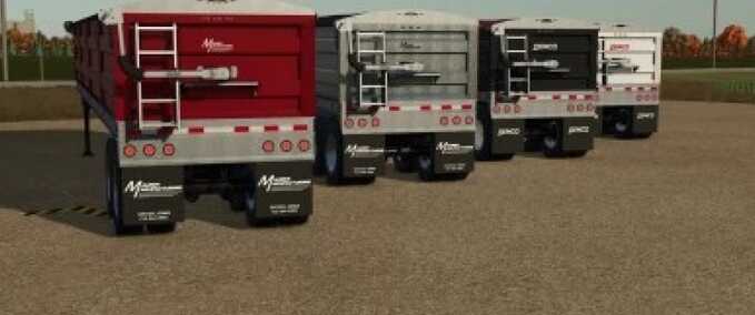 Auflieger Demco/Maurer 42ft Hopper Bottom Landwirtschafts Simulator mod