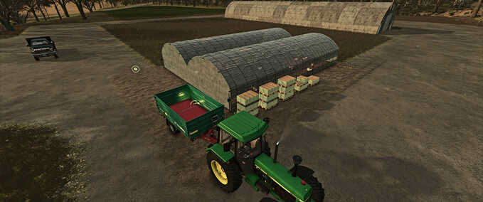 Tierställe Altes Gewächshaus-Hühnergehege Landwirtschafts Simulator mod