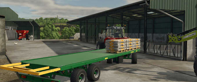 Ballentransport Metaltech Ballenanhänger-Pack Landwirtschafts Simulator mod