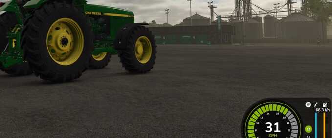 Scripte Kraftstoffverbrauchs-HUD Landwirtschafts Simulator mod