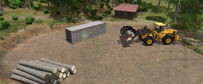 Fabriken Holzlager und -verteilung Landwirtschafts Simulator mod
