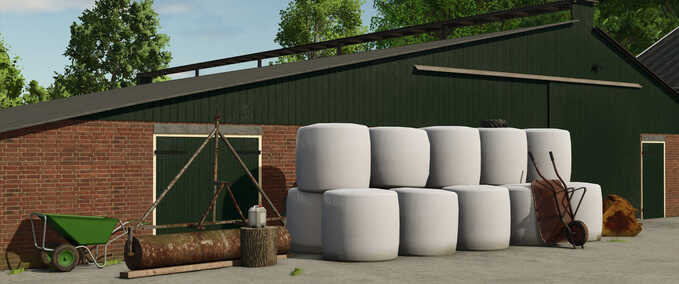 Dekoration Platzierbares Hof-Dekorationspaket Landwirtschafts Simulator mod