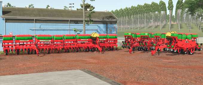 Saattechnik Planti Center Fragata Sämaschinen-Pack Landwirtschafts Simulator mod