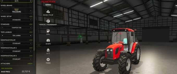 Sonstige Traktoren Tumosan 8100 Landwirtschafts Simulator mod