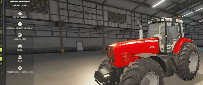 Sonstige Traktoren Massey Ferguson 6350/6360 (6000 Serie) Landwirtschafts Simulator mod