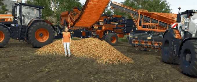 Sonstige Anbaugeräte Hirschfeld Zwiebelernter-Pack Landwirtschafts Simulator mod