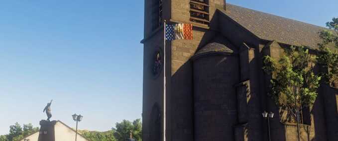 Dekoration Flagge des Französischen Kaiserreichs Landwirtschafts Simulator mod