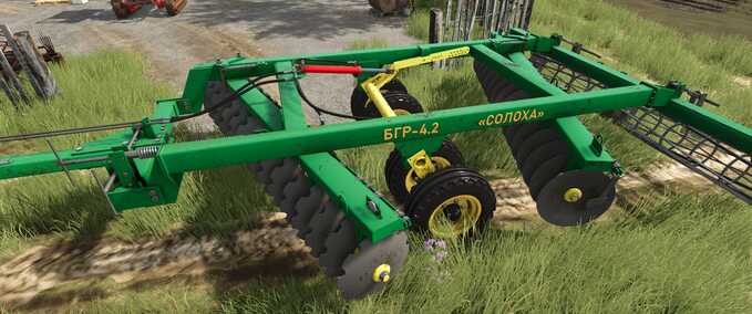 Scheibeneggen BGR-4.2 Solokha Scheibenegge Landwirtschafts Simulator mod