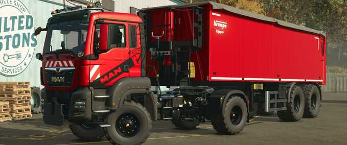 Auflieger Krampe KS 950 (Unrealistische Kapazität) Landwirtschafts Simulator mod