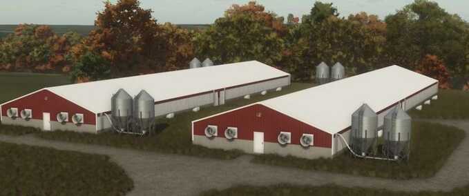 Tierställe Schweinemaststall Landwirtschafts Simulator mod