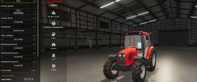 Sonstige Traktoren Tumosan 8100 Landwirtschafts Simulator mod