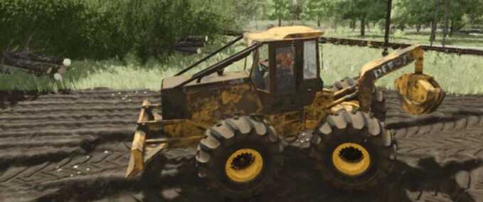 Forstwirtschaft John Deere Rückezug mit Greifer Landwirtschafts Simulator mod