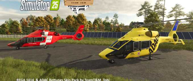 Sonstige Fahrzeuge Airbus H160 Skin Pack Landwirtschafts Simulator mod