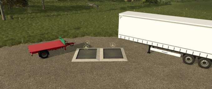 Mod Packs Paletten-Silo mit Autoload-Anhängern Landwirtschafts Simulator mod