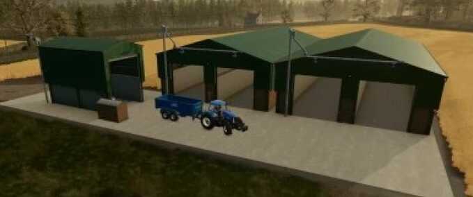 Silos Mehrkammer-Getreidelager Landwirtschafts Simulator mod