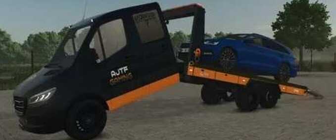 Sonstige Fahrzeuge Mercedes Sprinter Abschleppwagen Landwirtschafts Simulator mod