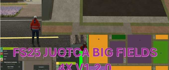 4fach Maps Juotca Big Fields 4X Landwirtschafts Simulator mod