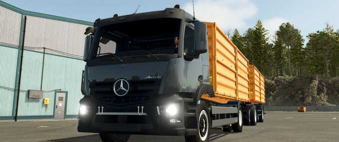LKWs Mercedes Benz Antos Grain 4x2 Landwirtschafts Simulator mod