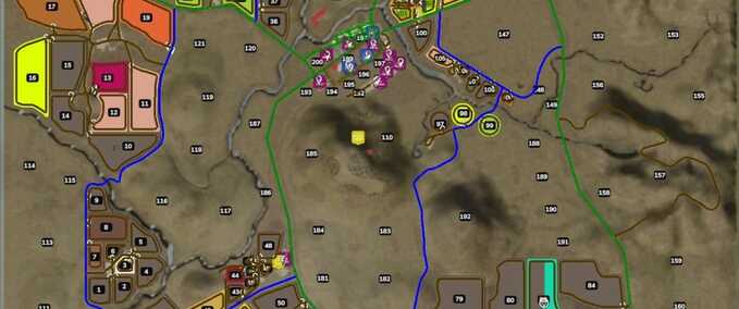 Courseplay Kurse AutoDrive-Netzwerk für NullaCreek 16x Landwirtschafts Simulator mod