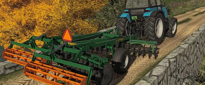 Scheibeneggen AgroFour Futog Scheibenegge Landwirtschafts Simulator mod