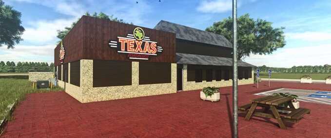 Dekoration Texas Road House Landwirtschafts Simulator mod