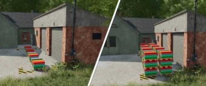 Scripte Gestapelte Paletten-Spawns Landwirtschafts Simulator mod