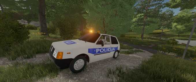 PKWs Fiat Punto Polizei Landwirtschafts Simulator mod