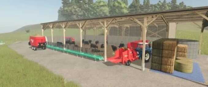 Tierställe MarcA2C Lager- und Kuhzuchtgebäude Landwirtschafts Simulator mod