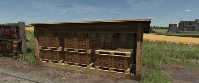Platzierbare Objekte Holz-Honigschuppen Landwirtschafts Simulator mod