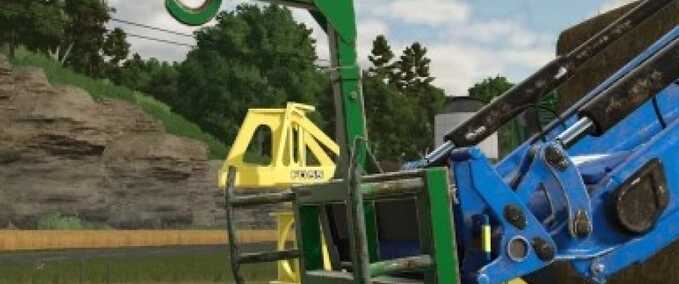 Sonstige Anbaugeräte Duevelsdorf Big Bag Halter - Rost Edition Landwirtschafts Simulator mod