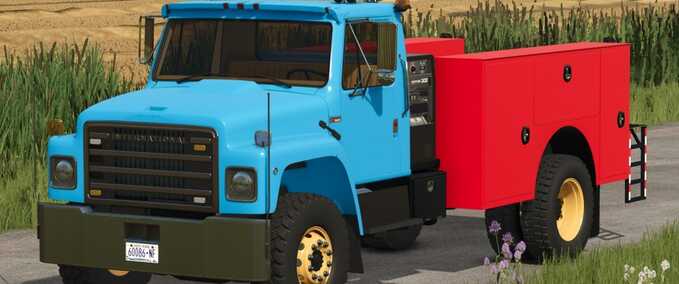 Sonstige Fahrzeuge International S1800 Werkstatt-LKW Landwirtschafts Simulator mod