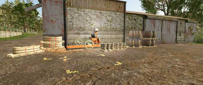 Fabriken Kleine platzierbare Sägerei Landwirtschafts Simulator mod