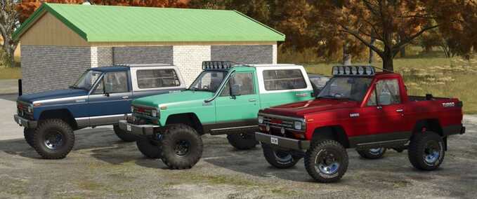 PKWs Nissan Safari 1985 Landwirtschafts Simulator mod