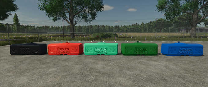 Lizard Blei-Gewicht 7500 KG Mod Image