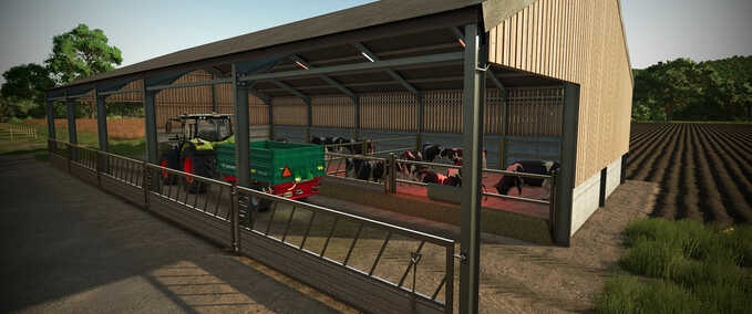 Tierställe Mittlerer Kuhstall Landwirtschafts Simulator mod