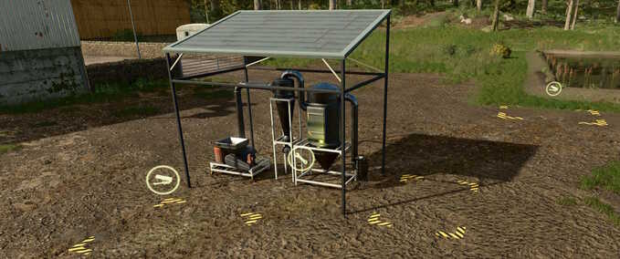 Fabriken Kleine Fischfutter-Mischanlage Landwirtschafts Simulator mod