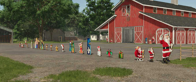 Dekoration Weihnachts-Ausschnitte Landwirtschafts Simulator mod