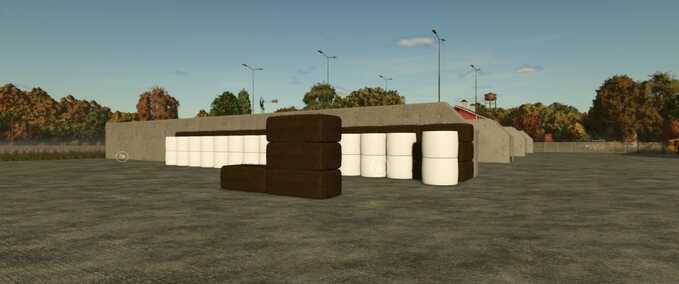 Platzierbare Objekte Ballenlager Landwirtschafts Simulator mod