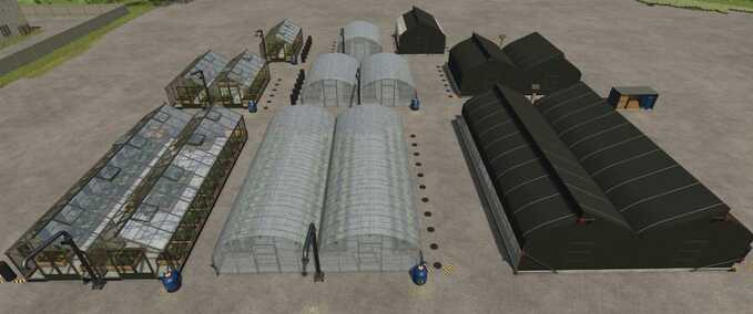 Gewächshäuser Mehrkultur-Gewächshäuser Landwirtschafts Simulator mod