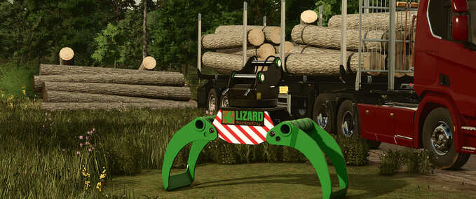 Forstwirtschaft Greifersäge Landwirtschafts Simulator mod