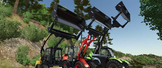 Teleskoplader Merlo Teleskoplader & Ausrüstungs-Pack Landwirtschafts Simulator mod