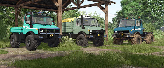 Sonstige Fahrzeuge Unimog U1200, U1400, U1600 Landwirtschafts Simulator mod