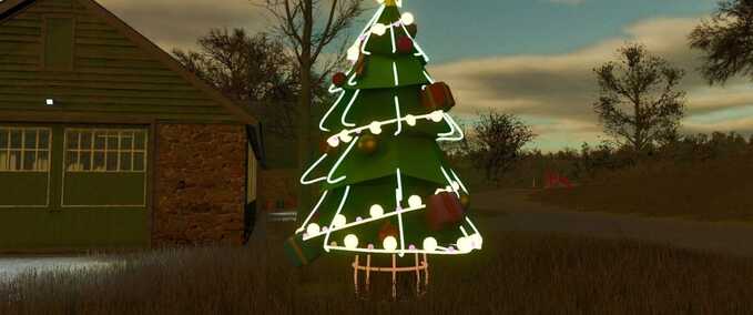 Decoration Christmas Tree Farming Simulator mod