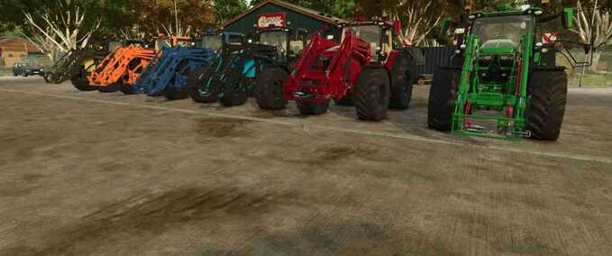 John Deere John Deere 6R Großrahmen mit 600R Frontlader Landwirtschafts Simulator mod