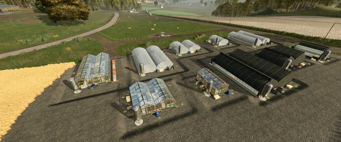 Greenhouses Bio Greenhouse Pack Farming Simulator mod